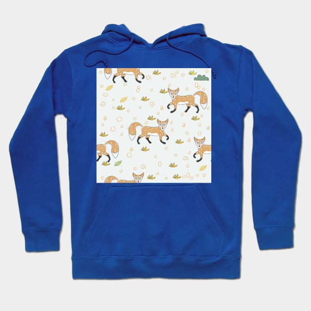 Fox Pattern Hoodie by Countryside